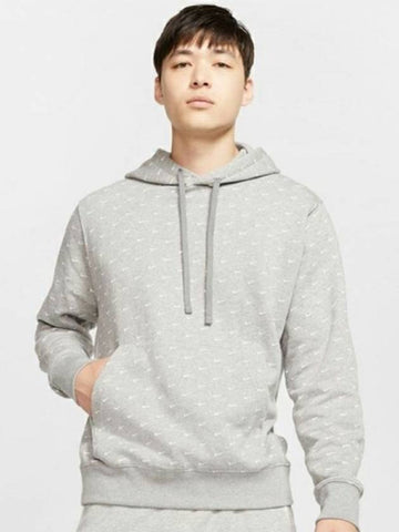 01CJ5406063Full logo mini wooshe hooded tshirtgray - NIKE - BALAAN 1