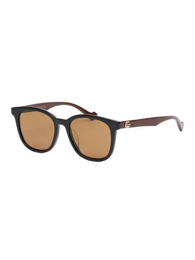 Eyewear Square Horn-Rim Sunglasses Brown - GUCCI - BALAAN 1