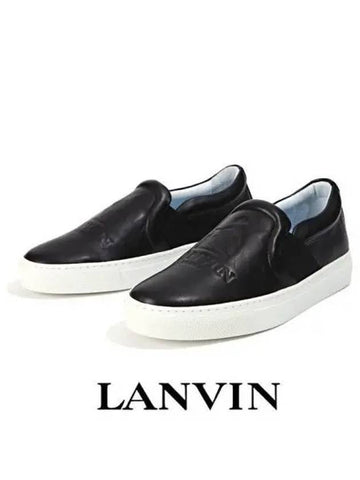 Logo engraved slip ons 270771 - LANVIN - BALAAN 1