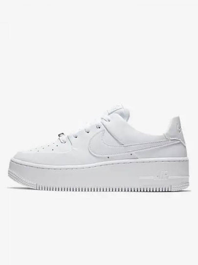 Women's  Air Force 1 Sage Low Top Sneakers White - NIKE - BALAAN 2