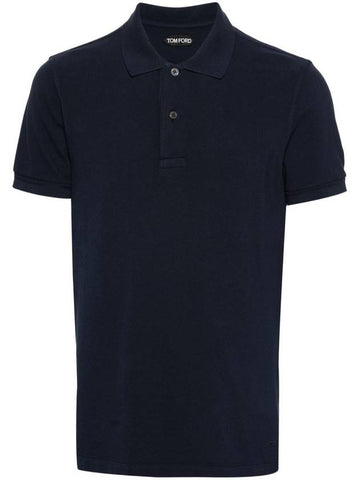 Tom Ford T-shirts and Polos Blue - TOM FORD - BALAAN 1