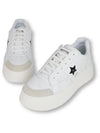 Star Leather Low Top Sneakers White - DIOR - BALAAN 2