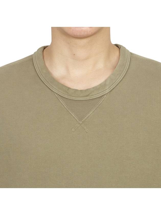 Men's Brushed Sweatshirt Khaki 22CTCUF03149 A06455 359 - TEN C - BALAAN 9