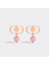 Petite CD Resin Pearl Earrings Pink - DIOR - BALAAN 2