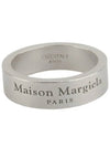 Logo Medium Ring Matte Silver - MAISON MARGIELA - BALAAN 2