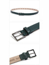 Rockstud Untitled Leather Belt Green - VALENTINO - BALAAN 3