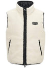 GRUMIUM logo reversible padded vest VDDV25436K0001 BKL - DUVETICA - BALAAN 5