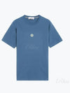 Chest Logo Print Short Sleeve T-Shirt Avio Blue - STONE ISLAND - BALAAN 2