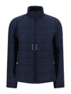 Ultra Light Tech Down 4 Bar Packable Purnel Neck Padding Navy - THOM BROWNE - BALAAN 2