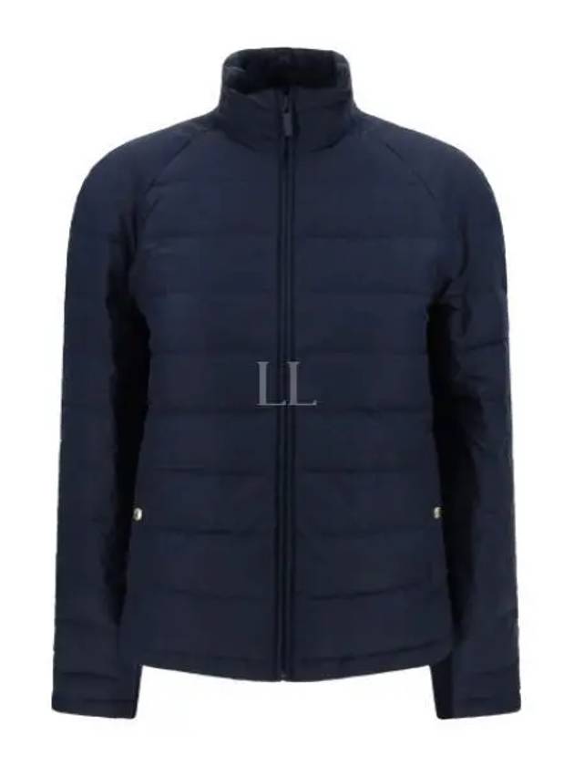 Ultra Light Tech Down 4 Bar Packable Purnel Neck Padding Navy - THOM BROWNE - BALAAN 2