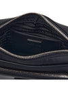 Re-Nylon Brushed Leather Shoulder Bag Black - PRADA - BALAAN 10