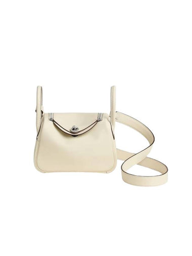 Lindy Cross Bag Cream - HERMES - BALAAN 1