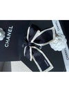 Hair Chouchou CC Logo Ribbon Band Black Ivory - CHANEL - BALAAN 3