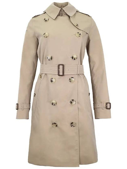 Women's Mid-Length Kensington Heritage Trench Coat Beige - BURBERRY - BALAAN 2