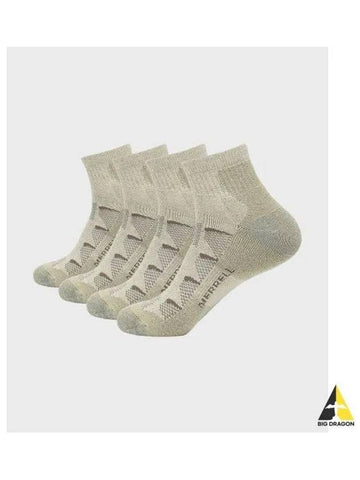 MERRELL UNISEX Moab Hiking Medium Neck Socks BEIGE - MERRYMOTIVE - BALAAN 1