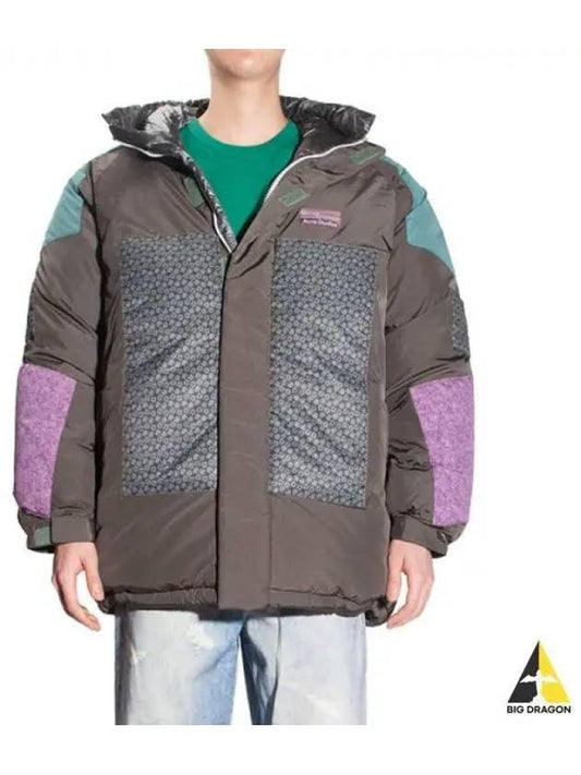 Hooded ripstop padded jacket B90644 - ACNE STUDIOS - BALAAN 1