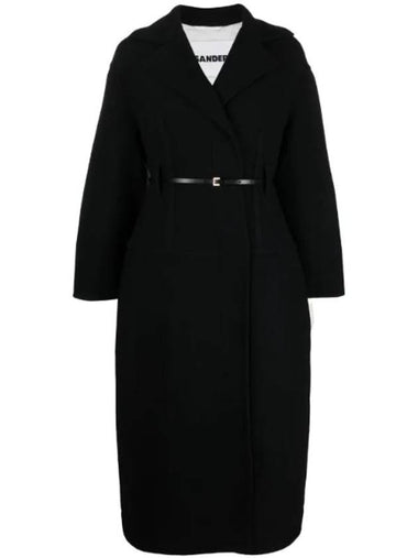 Belted Wool Coat J04AA0004J40020 - JIL SANDER - BALAAN 1