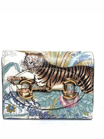 Tiger Horsebit 1955 Card Wallet Offwhite - GUCCI - BALAAN 2