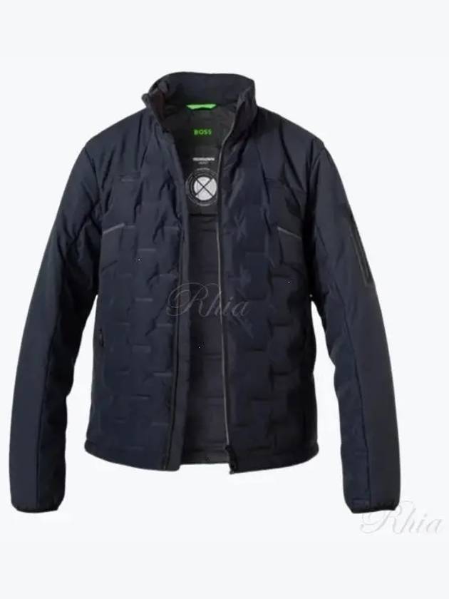 Green J Theo Down Jacket 50514344 402 printed bonding fabric water repellent - HUGO BOSS - BALAAN 2