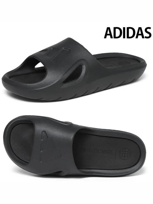 Adicane Logo Slippers Black - ADIDAS - BALAAN 2