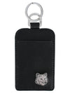 Men’s Fox Head Card Wallet Black - MAISON KITSUNE - BALAAN 4