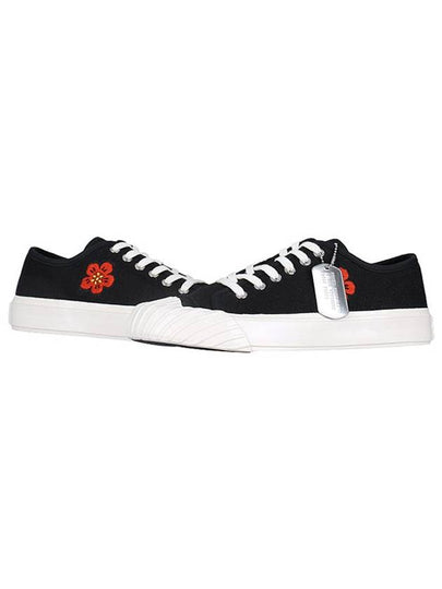 School Flower Low Top Sneakers Black - KENZO - BALAAN 2