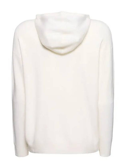 PAMIR Wool Hooded Knit White - MAX MARA - BALAAN 2