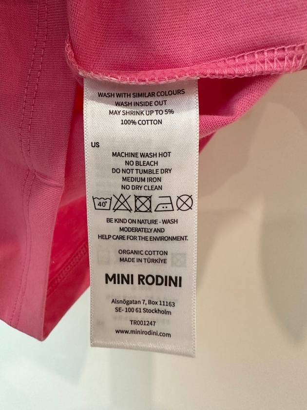 SOCIETY T shirt 2472012028 Pink 116 122 5 7Y 128 134 7 9Y - MINI RODINI - BALAAN 6