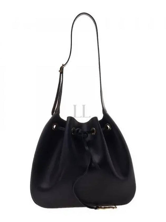 Paris 7 Medium Soft Leather Shoulder Bag Black - SAINT LAURENT - BALAAN 2