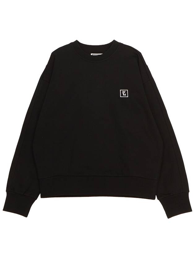 Women's Back Logo Sweatshirt Black - WOOYOUNGMI - BALAAN 2