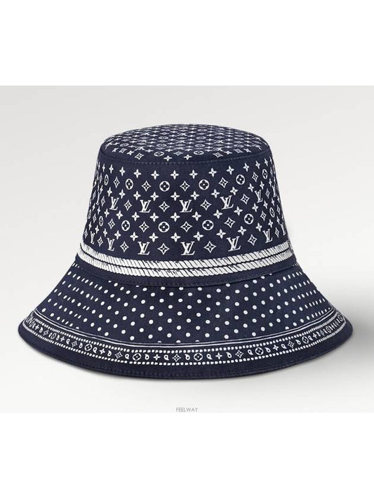 Sailor Bandana Bucket Hat Navy - LOUIS VUITTON - BALAAN 2