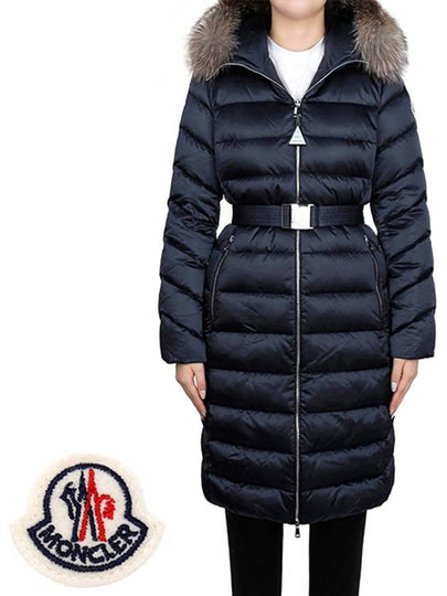 Leersie Long Down Padding Night Blue - MONCLER - BALAAN 2