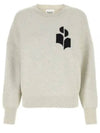 Logo Intarsia Crewneck Sweater Ecru - ISABEL MARANT - BALAAN 2