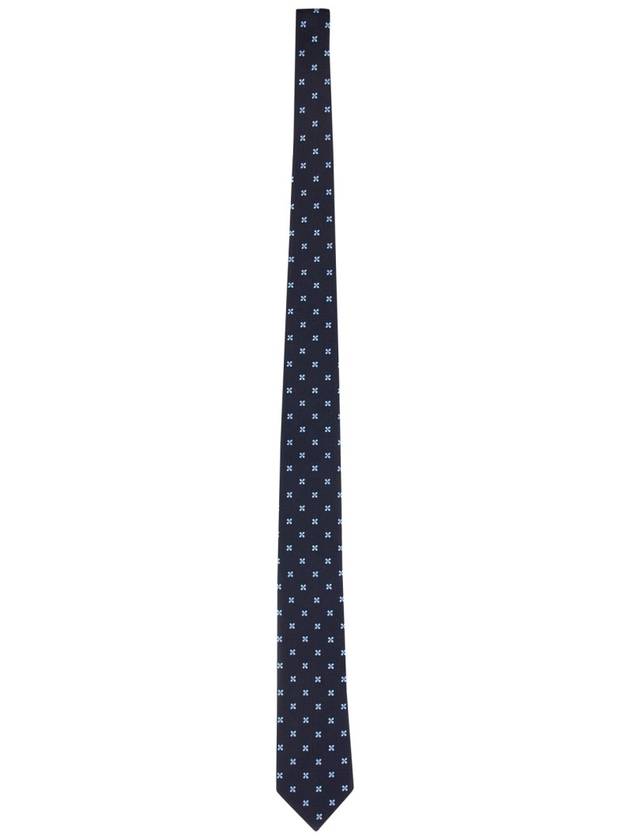 SILK JACQUARD TIE - ERMENEGILDO ZEGNA - BALAAN 1