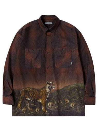 Long Sleeve Shirt 222BENHSHM01BR Brown - NEIGHBORHOOD - BALAAN 1