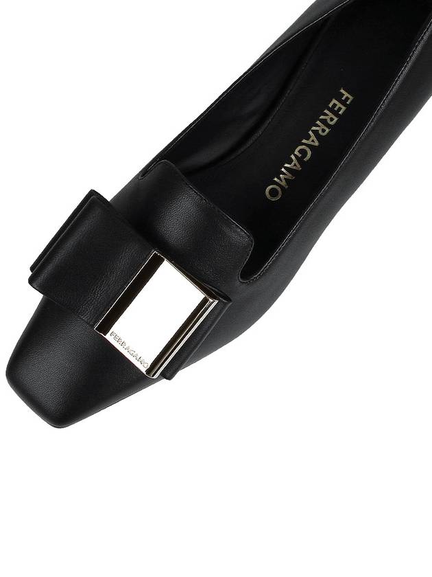 Double bow loafers black - SALVATORE FERRAGAMO - BALAAN 8