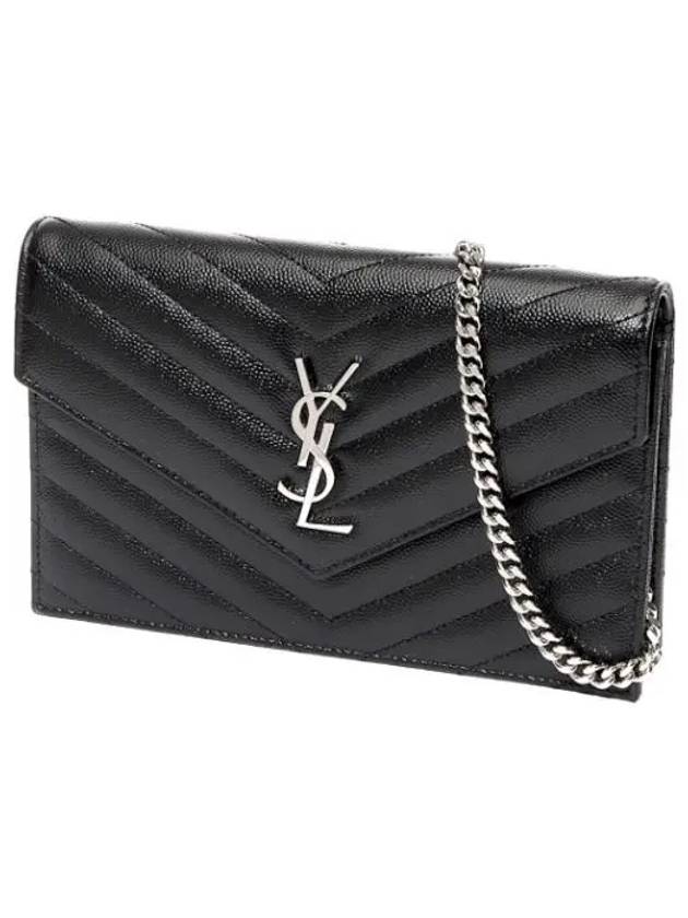 Cassandra Envelope Chain Wallet Women Crossbody Bag - SAINT LAURENT - BALAAN 1