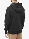 Diagonal Goggle Mask Zip Up Hoodie Black - CP COMPANY - BALAAN 5