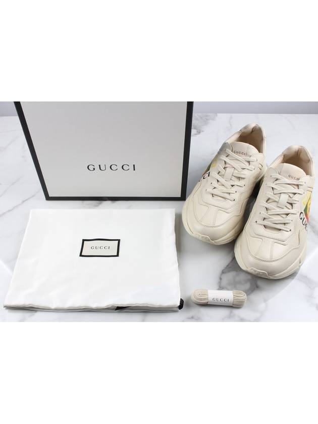 Square Logo Rhyton Sneakers 8 5 - GUCCI - BALAAN 2