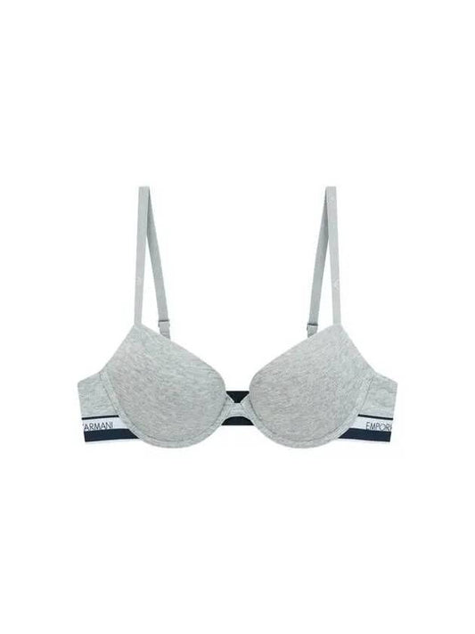 UNDERWEAR Women s Logo Line Band Push Up Bra Melange Gray - EMPORIO ARMANI - BALAAN 1