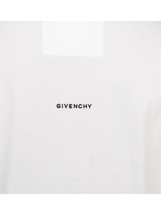 4G Logo Cotton Short Sleeve T-shirt White - GIVENCHY - BALAAN 8