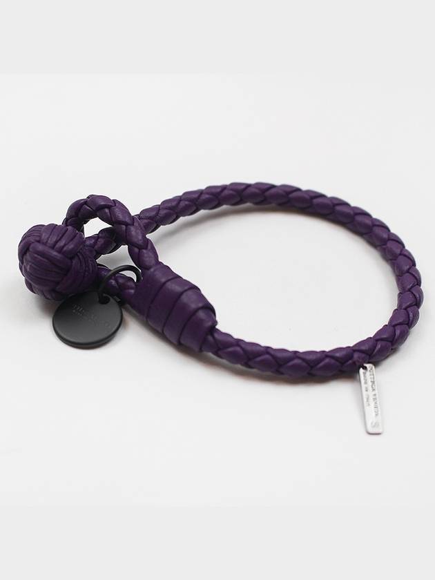 Intrecciato Nappa leather bracelet size S purple 624102 - BOTTEGA VENETA - BALAAN 4