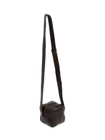 Cube Mini Cross Bag Dark Brown - BOTTEGA VENETA - BALAAN 2