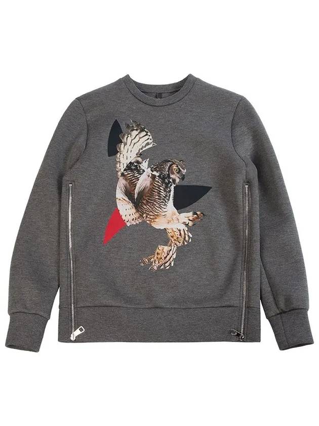 Eagle Printing Neoprene Sweatshirt PBJS193S - NEIL BARRETT - BALAAN 6