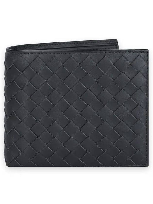 Men s Intrecciato Half Wallet Dark Gray 113993 V47W1 2015 - BOTTEGA VENETA - BALAAN 1