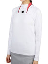 Tweeny Zipped Mid Layer Long Sleeve T-Shirt White - J.LINDEBERG - BALAAN 3