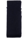 ribbed wool short muffler SHORT SCARF NAVYBLUE - ANDERSEN-ANDERSEN - BALAAN 3