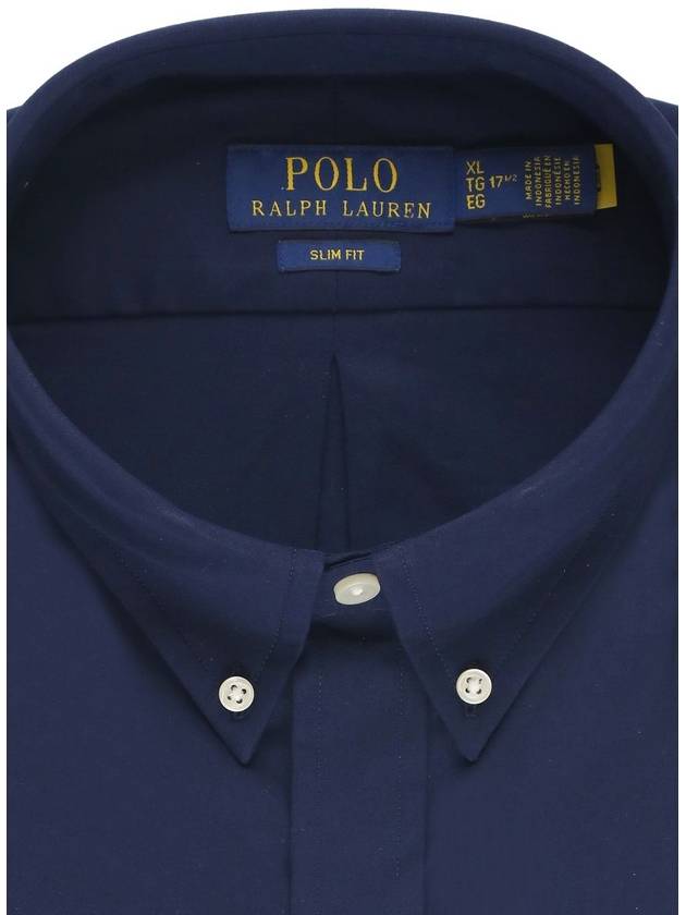 Long Sleeve Shirt 710928254001 Navy - POLO RALPH LAUREN - BALAAN 5