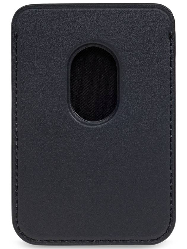 iPhone MagSafe Logo Leather Card Wallet Black - PAUL SMITH - BALAAN 3