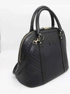 Micro GG Ssima Dome Tote Bag Black - GUCCI - BALAAN 3